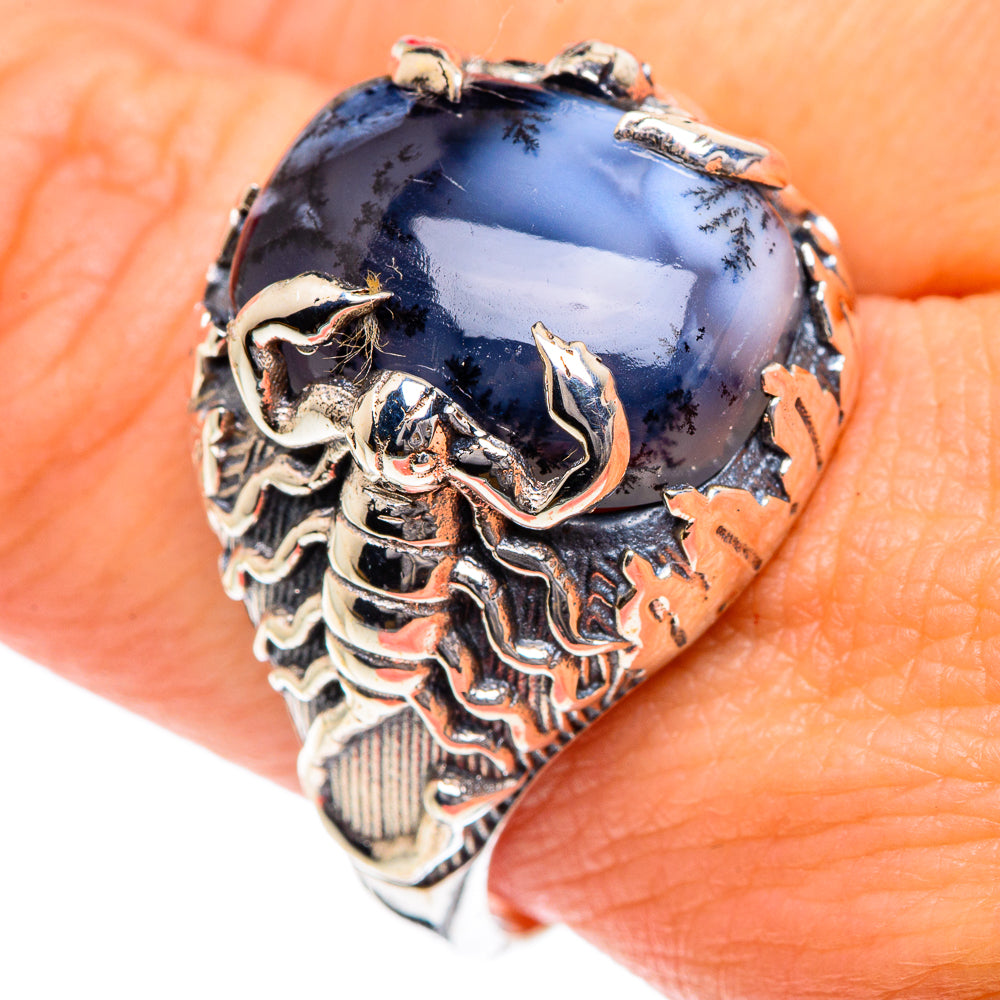 Dendritic Opal Rings handcrafted by Ana Silver Co - RING87270