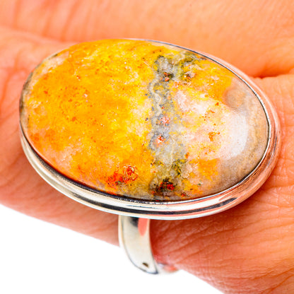 Bumble Bee Jasper Rings handcrafted by Ana Silver Co - RING87281