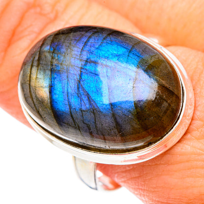 Labradorite Rings handcrafted by Ana Silver Co - RING87284