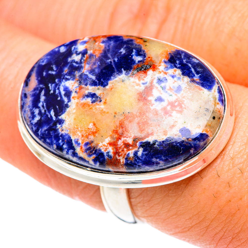 Sodalite Rings handcrafted by Ana Silver Co - RING87286