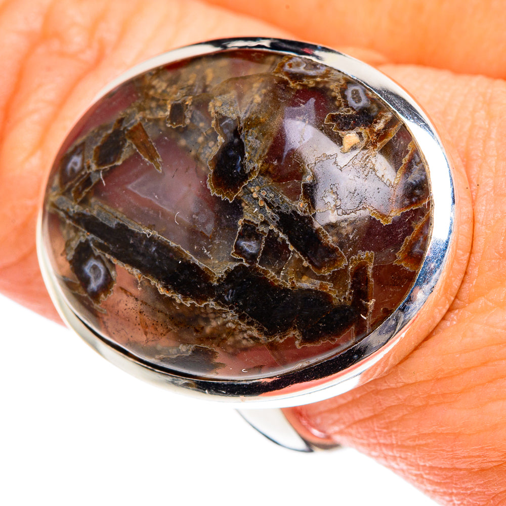 Turkish Tube Agate Rings handcrafted by Ana Silver Co - RING87294