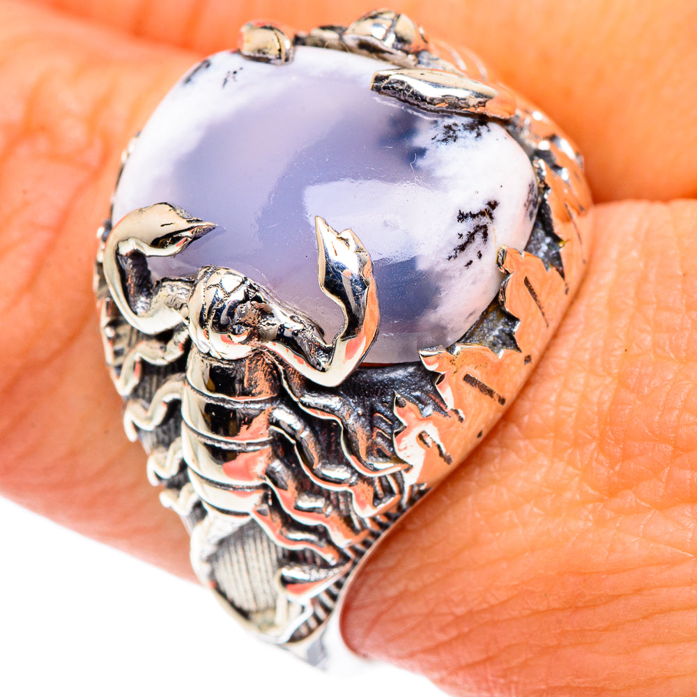 Dendritic Opal Rings handcrafted by Ana Silver Co - RING87299