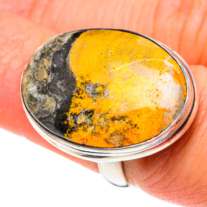 Bumble Bee Jasper Rings handcrafted by Ana Silver Co - RING87330