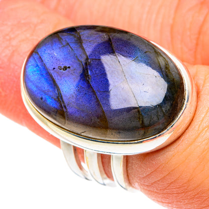 Labradorite Rings handcrafted by Ana Silver Co - RING87334