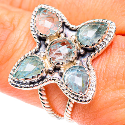 Blue Topaz Rings handcrafted by Ana Silver Co - RING87355