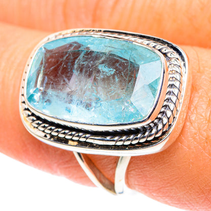 Aquamarine Rings handcrafted by Ana Silver Co - RING87362