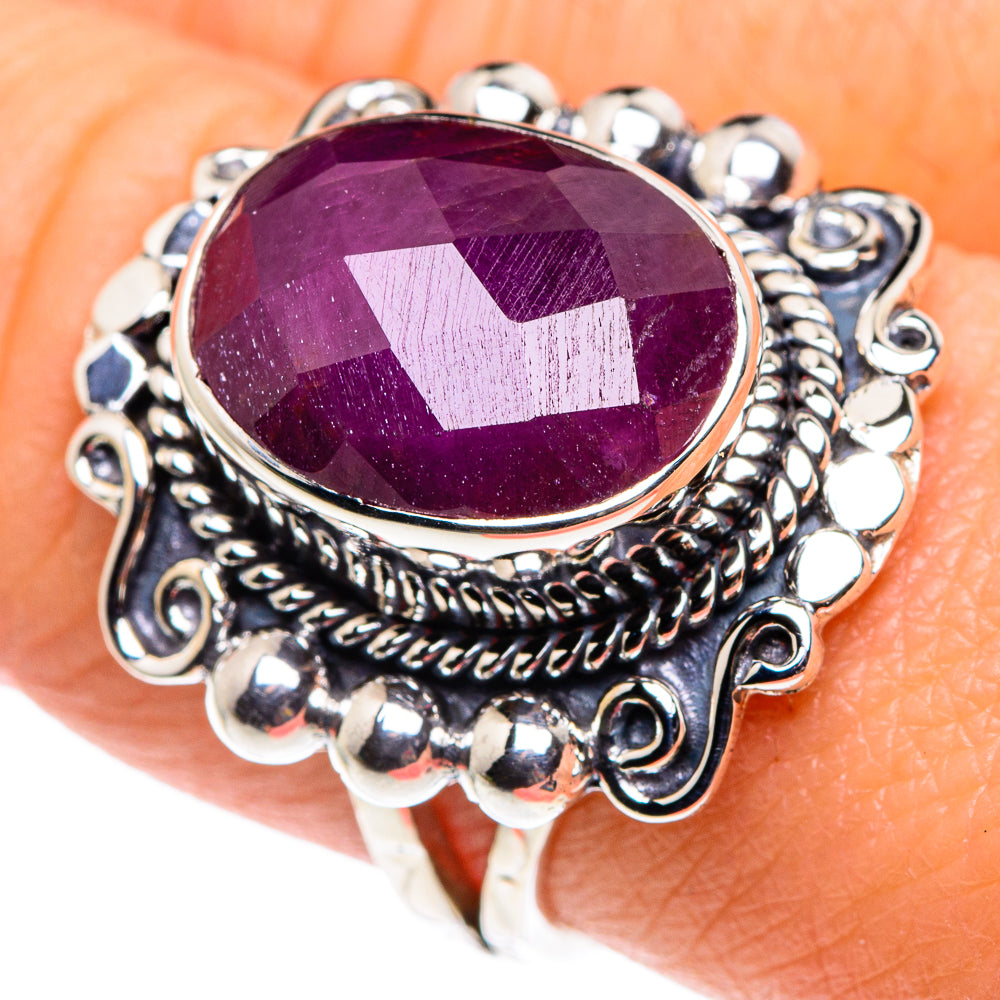 Ruby Rings handcrafted by Ana Silver Co - RING87380