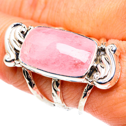 Rose Quartz Rings handcrafted by Ana Silver Co - RING87404