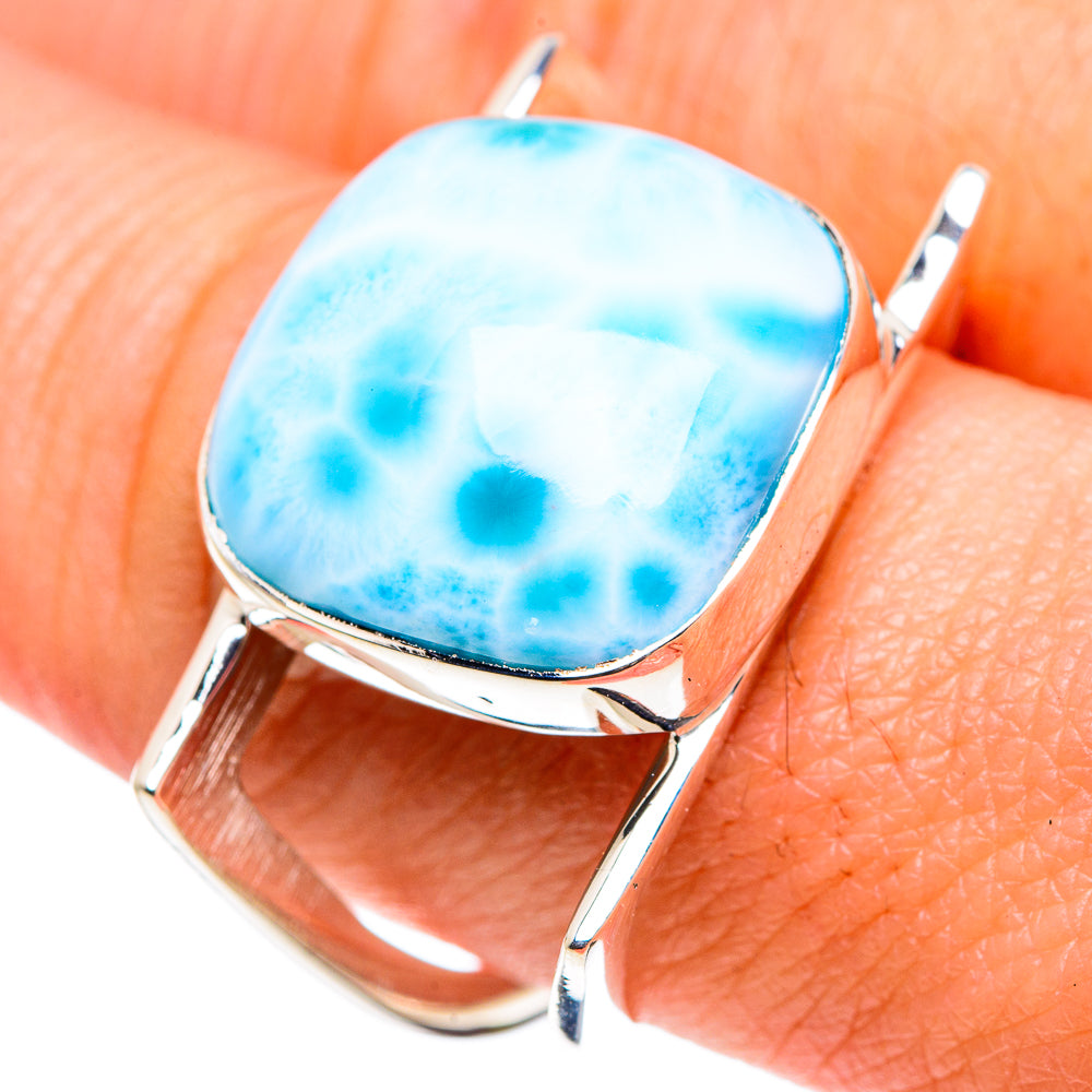 Larimar Rings handcrafted by Ana Silver Co - RING87414