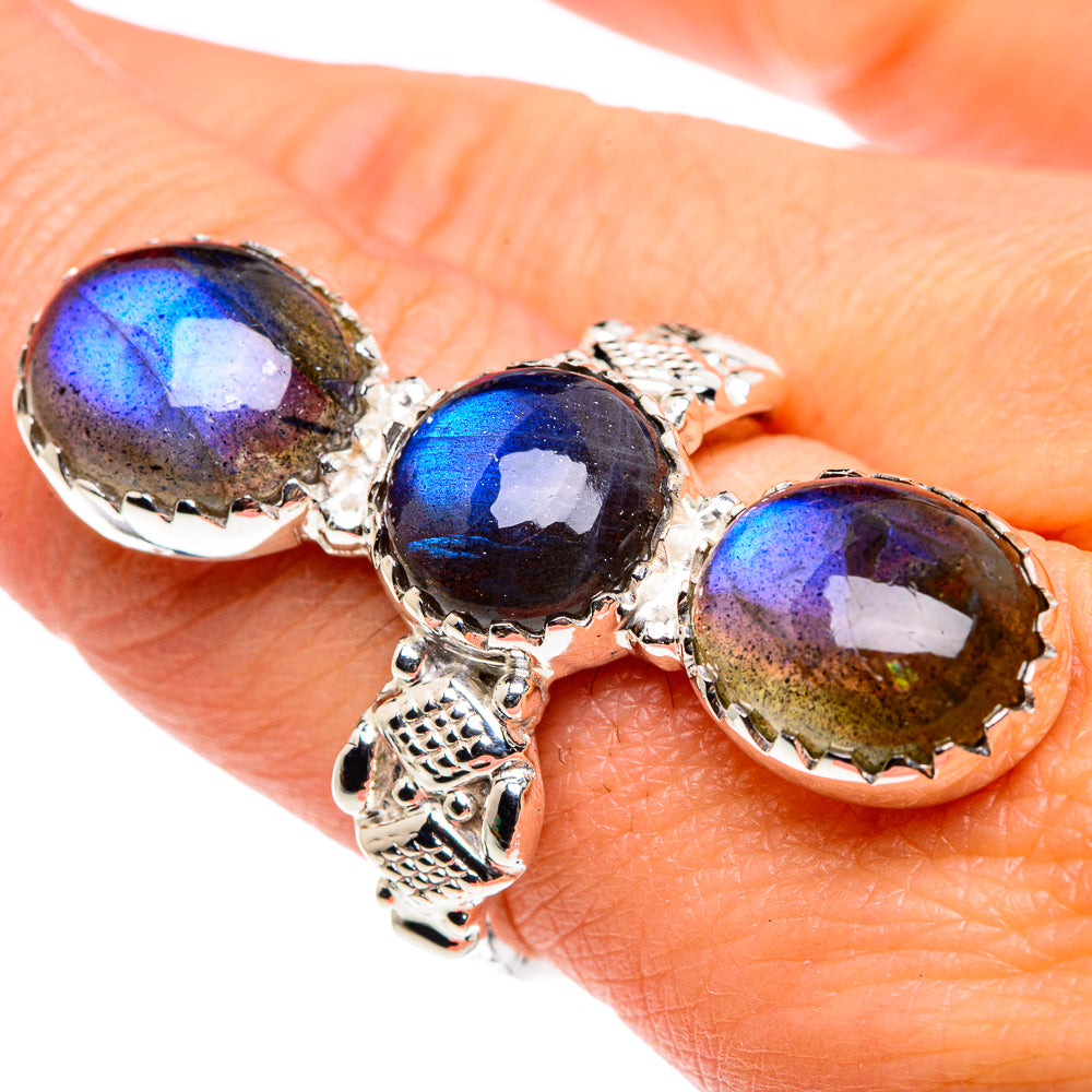 Larimar Rings handcrafted by Ana Silver Co - RING87422