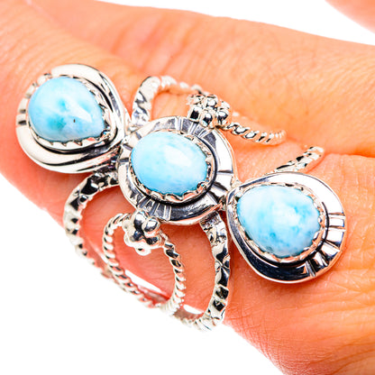 Larimar Rings handcrafted by Ana Silver Co - RING87450
