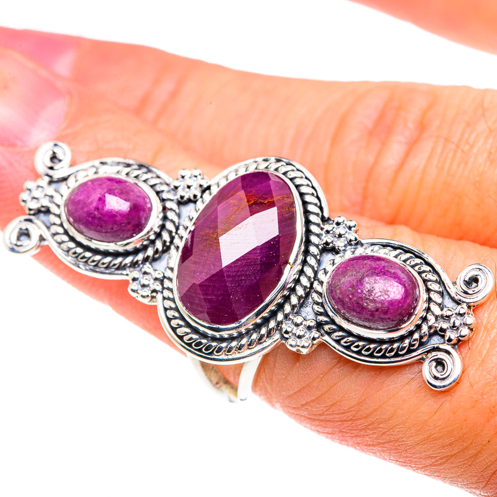 Ruby Rings handcrafted by Ana Silver Co - RING87470