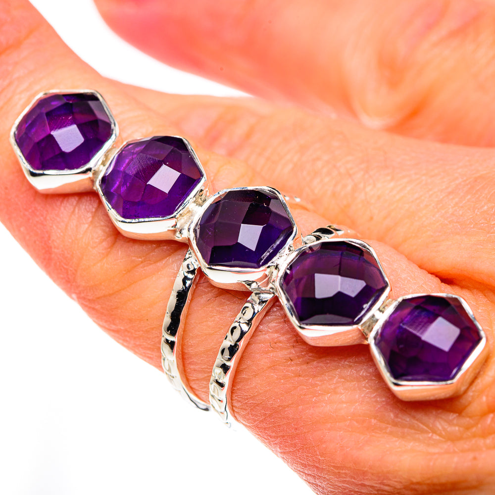 Amethyst Rings handcrafted by Ana Silver Co - RING87491