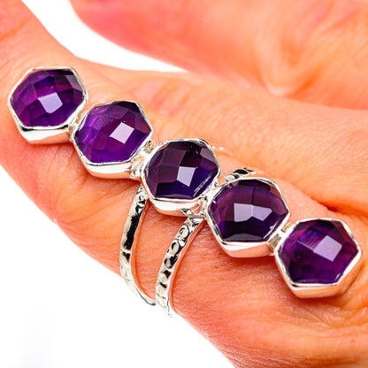 Amethyst Rings handcrafted by Ana Silver Co - RING87491