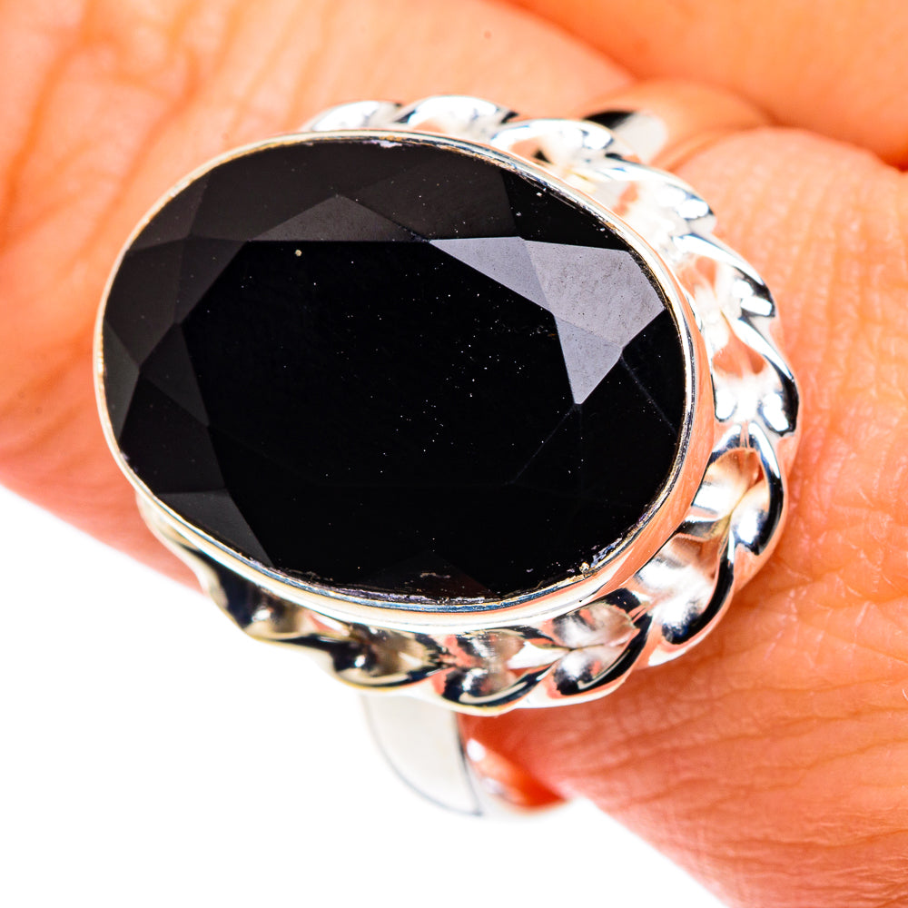 Black Onyx Rings handcrafted by Ana Silver Co - RING87539