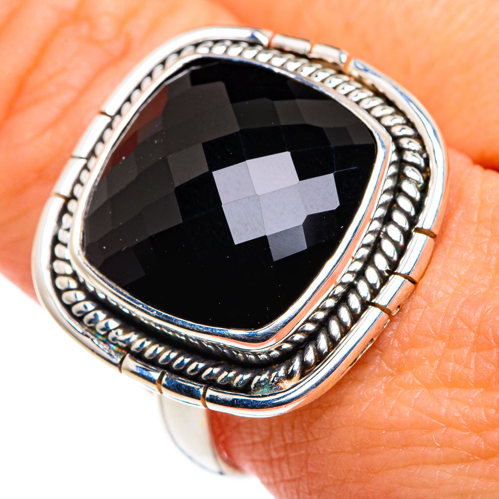 Black Onyx Rings handcrafted by Ana Silver Co - RING87540
