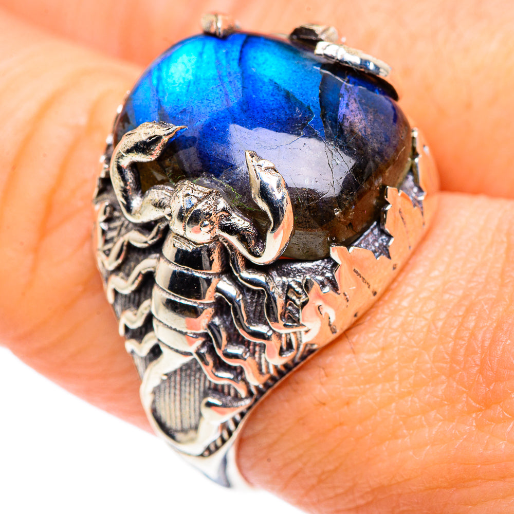 Labradorite Rings handcrafted by Ana Silver Co - RING87546