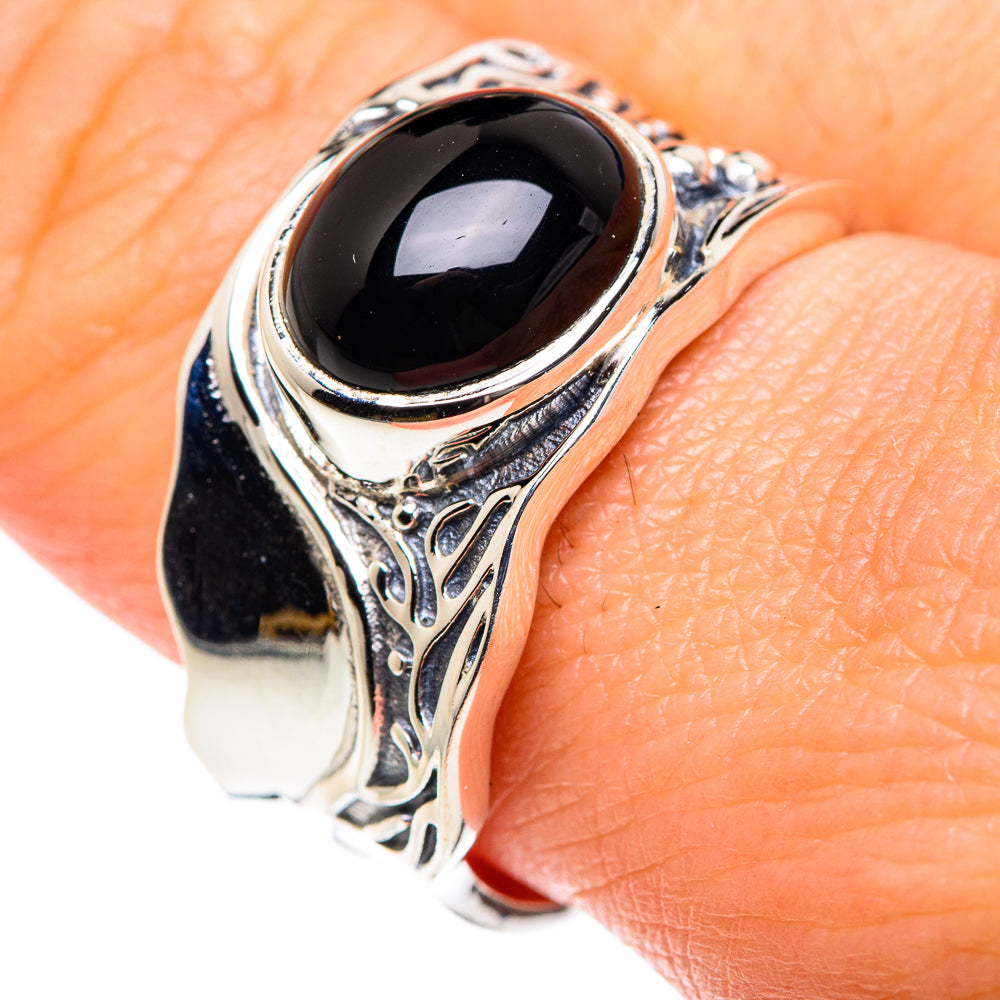 Black Onyx Rings handcrafted by Ana Silver Co - RING87556