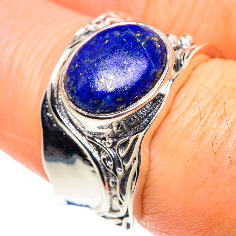 Lapis Lazuli Rings handcrafted by Ana Silver Co - RING87564