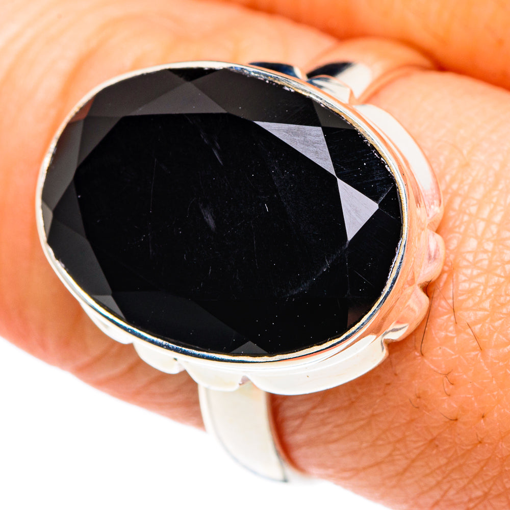 Black Onyx Rings handcrafted by Ana Silver Co - RING87582