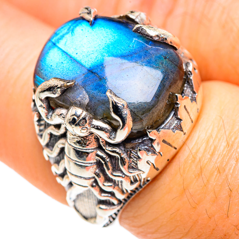 Labradorite Rings handcrafted by Ana Silver Co - RING87586