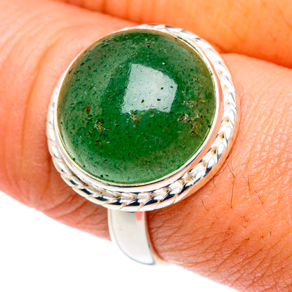 Green Aventurine Rings handcrafted by Ana Silver Co - RING87590