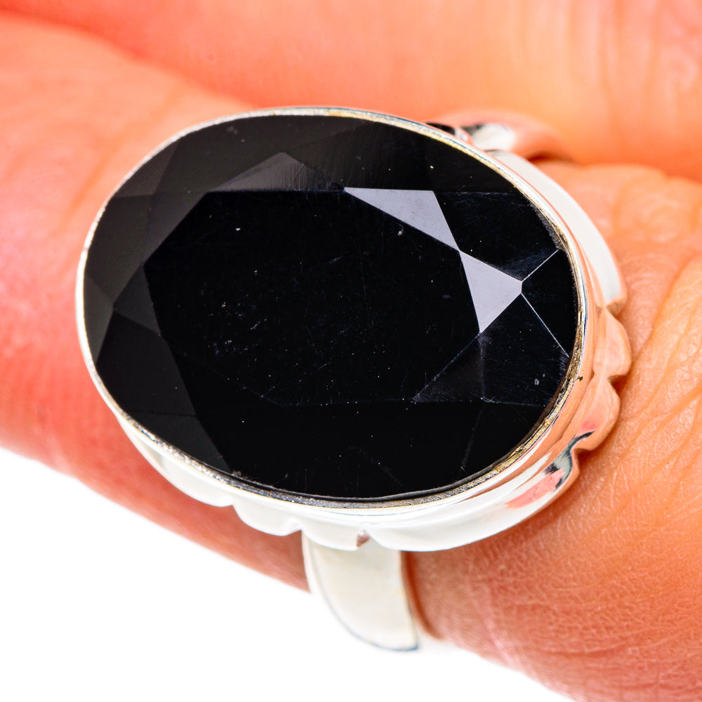 Black Onyx Rings handcrafted by Ana Silver Co - RING87593