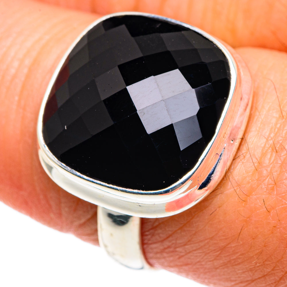 Black Onyx Rings handcrafted by Ana Silver Co - RING87594