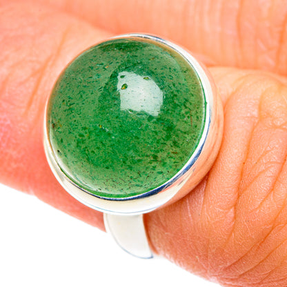 Green Aventurine Rings handcrafted by Ana Silver Co - RING87599
