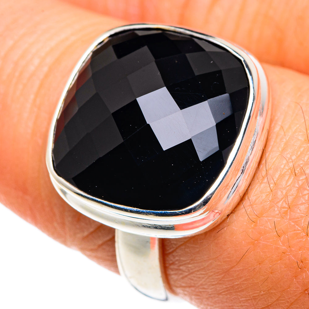 Black Onyx Rings handcrafted by Ana Silver Co - RING87601