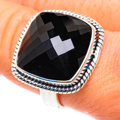 Black Onyx Rings handcrafted by Ana Silver Co - RING87603
