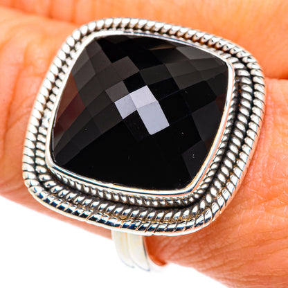 Black Onyx Rings handcrafted by Ana Silver Co - RING87604