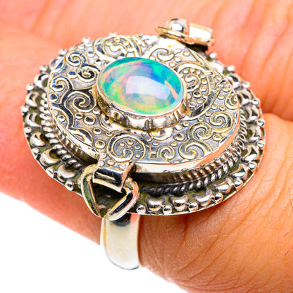 Ethiopian Opal Rings handcrafted by Ana Silver Co - RING87612