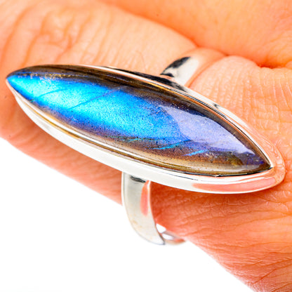 Labradorite Rings handcrafted by Ana Silver Co - RING87614