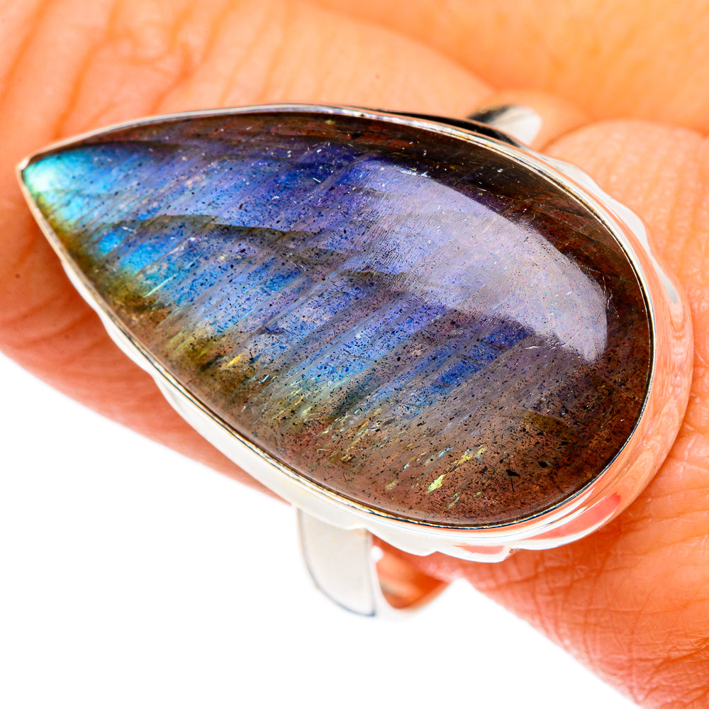 Labradorite Rings handcrafted by Ana Silver Co - RING87617