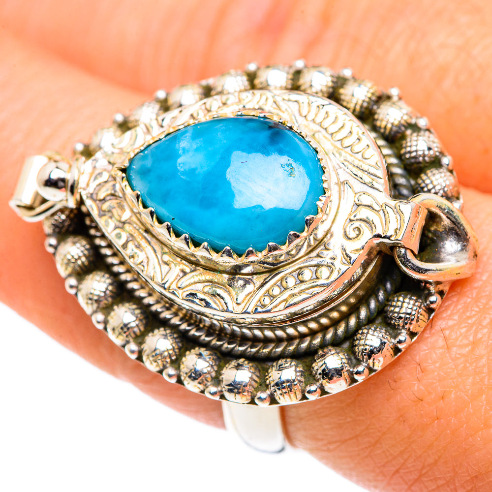 Larimar Rings handcrafted by Ana Silver Co - RING87618
