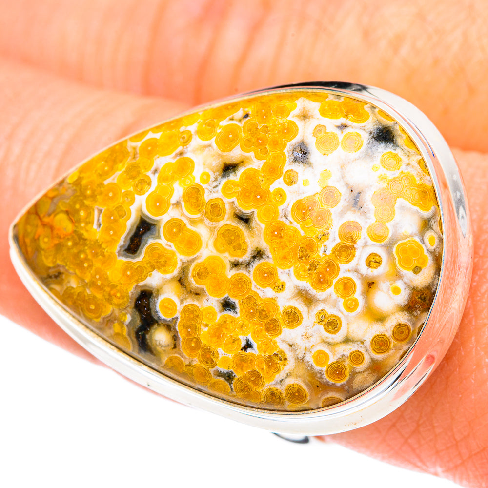 Ocean Jasper Rings handcrafted by Ana Silver Co - RING87624