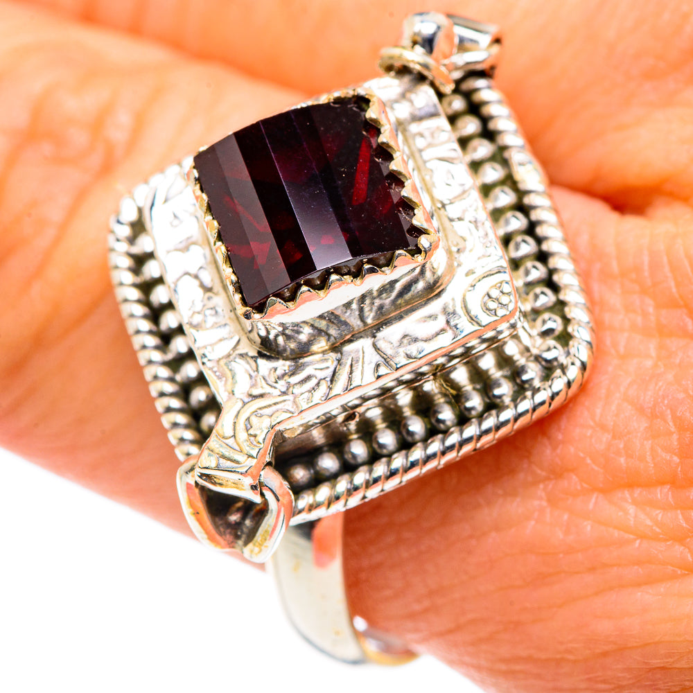 Garnet Rings handcrafted by Ana Silver Co - RING87633