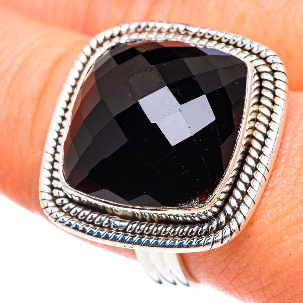 Black Onyx Rings handcrafted by Ana Silver Co - RING87639