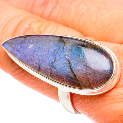 Labradorite Rings handcrafted by Ana Silver Co - RING87651