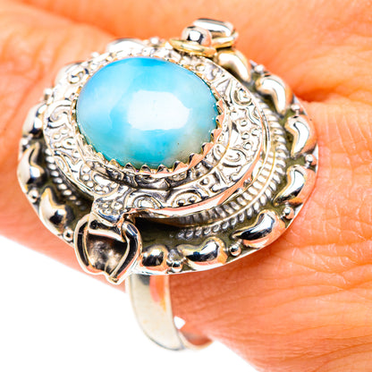 Larimar Rings handcrafted by Ana Silver Co - RING87652