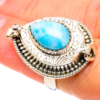 Larimar Rings handcrafted by Ana Silver Co - RING87653