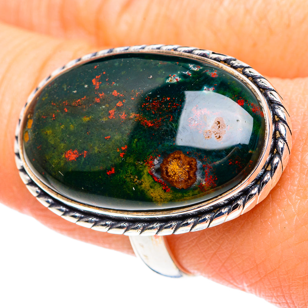 Bloodstone Rings handcrafted by Ana Silver Co - RING87655