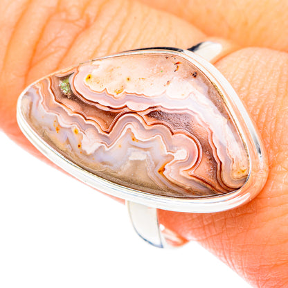 Crazy Lace Agate Rings handcrafted by Ana Silver Co - RING87663