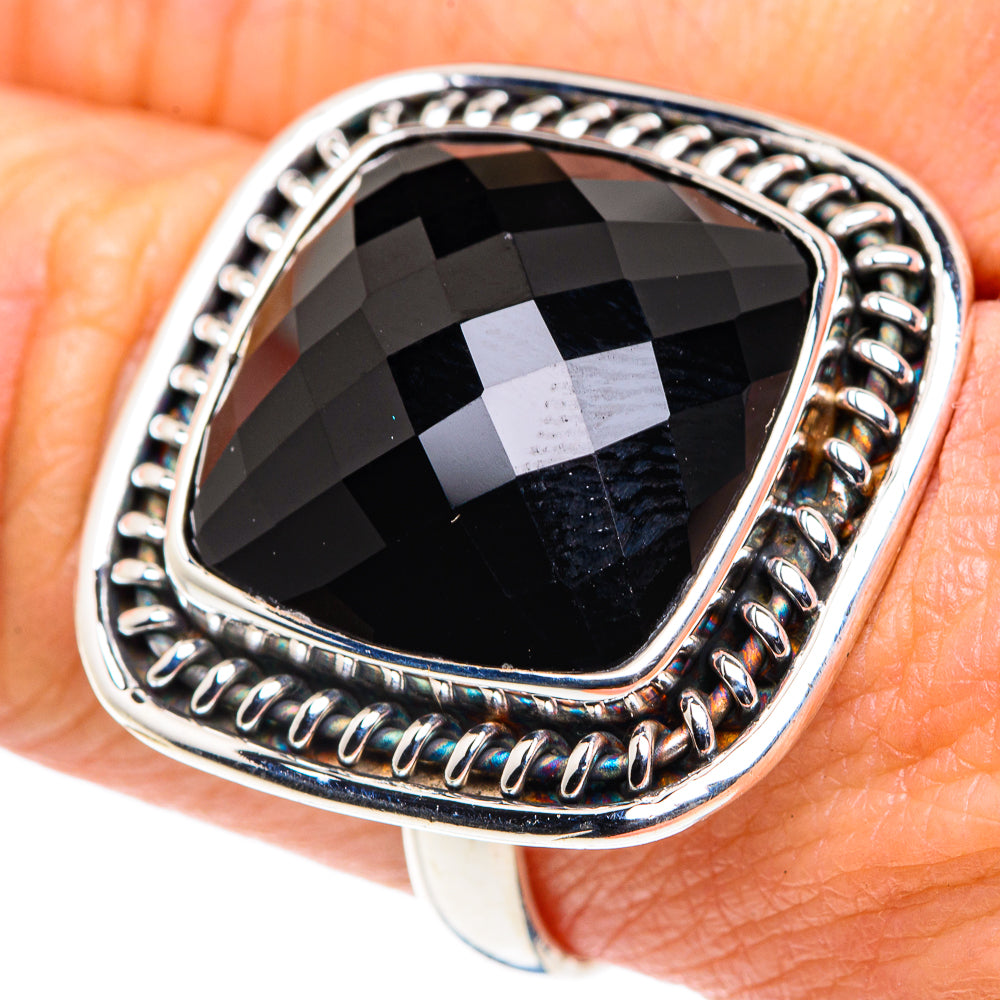 Black Onyx Rings handcrafted by Ana Silver Co - RING87669