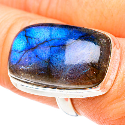 Labradorite Rings handcrafted by Ana Silver Co - RING87673