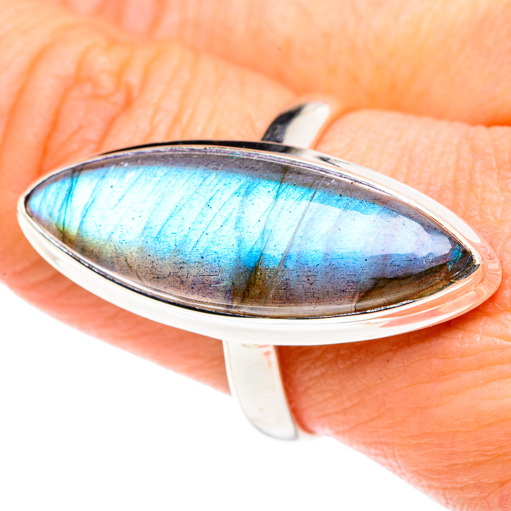 Labradorite Rings handcrafted by Ana Silver Co - RING87677