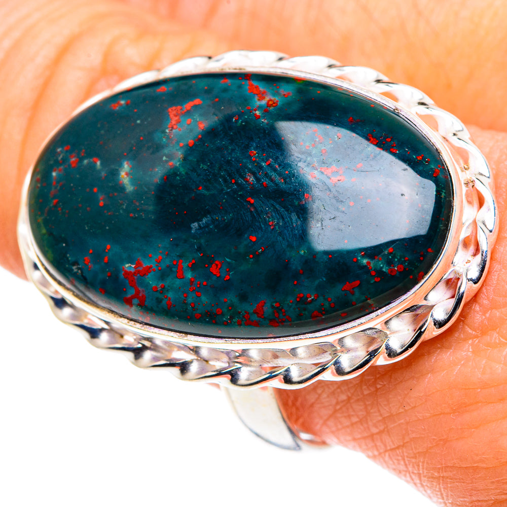 Bloodstone Rings handcrafted by Ana Silver Co - RING87678