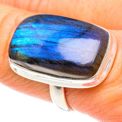Labradorite Rings handcrafted by Ana Silver Co - RING87689