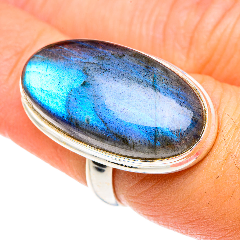 Labradorite Rings handcrafted by Ana Silver Co - RING87690